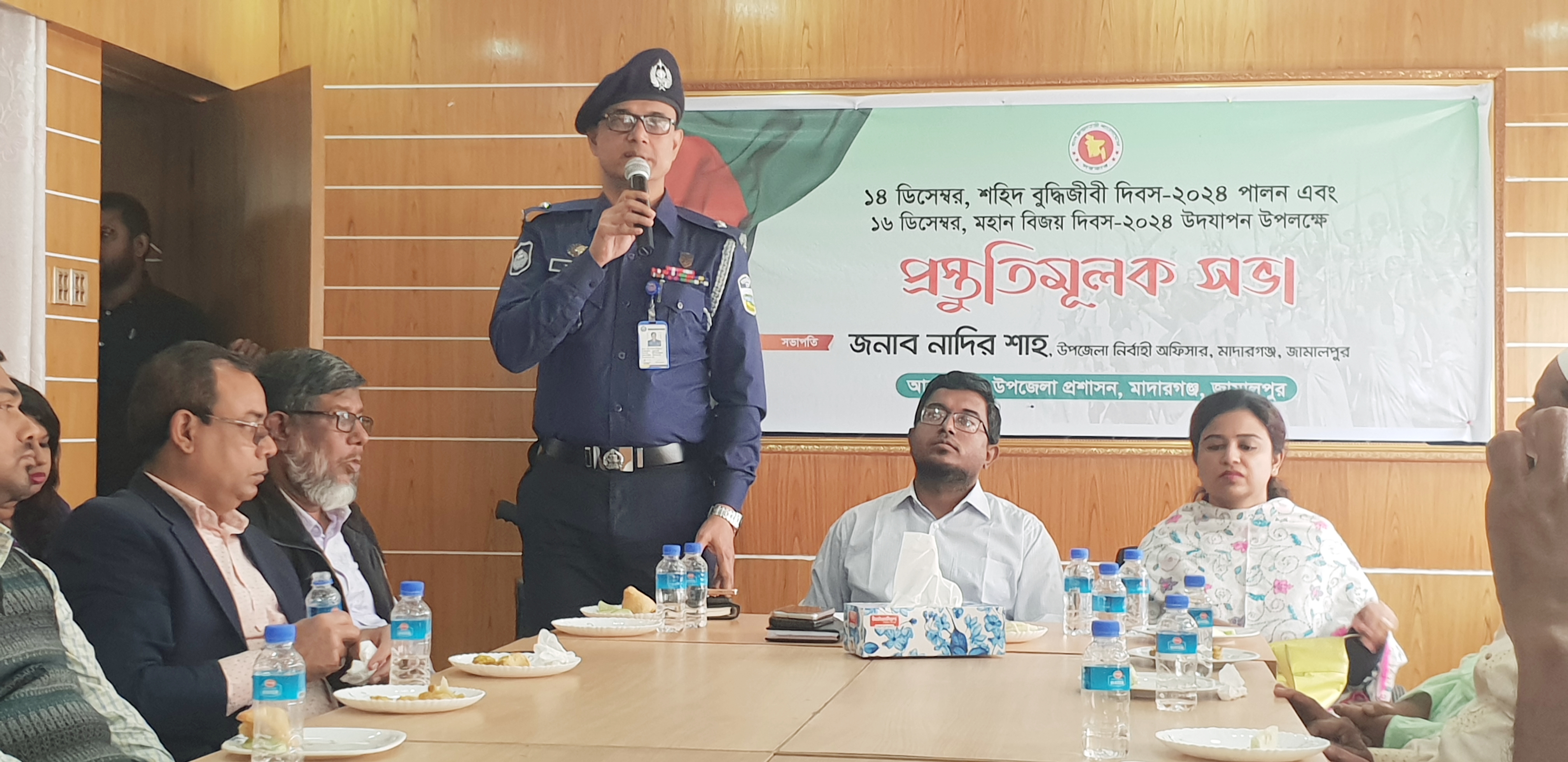 মাদারগঞ্জে প্রস্তুুতিমূলক সভা