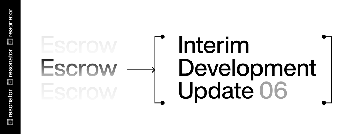 Interim Development Update 06

Escrow Service:

Mobile Frontend Construction: Completed
Responsive Frontend Testing: Initiated
Smart Contract Testing Operations: Initiated

Private Storage:

Rare Formats Encryption Issue: Fixed
Wallet Connection Mechanism: Fully reassembled;