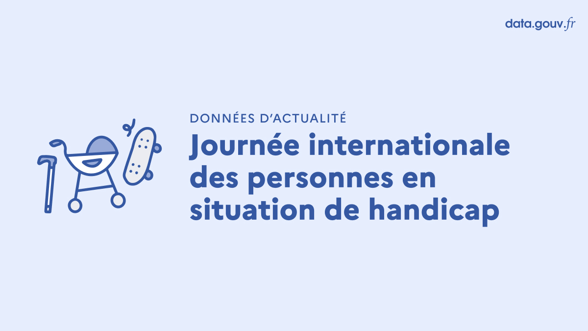 👩‍👩‍👧‍👦Dans le cadre de la Journée internationale des personnes en situation de #Handicap, un aperçu des données en #opendata liées à la question
⬇️⬇️⬇️⬇️