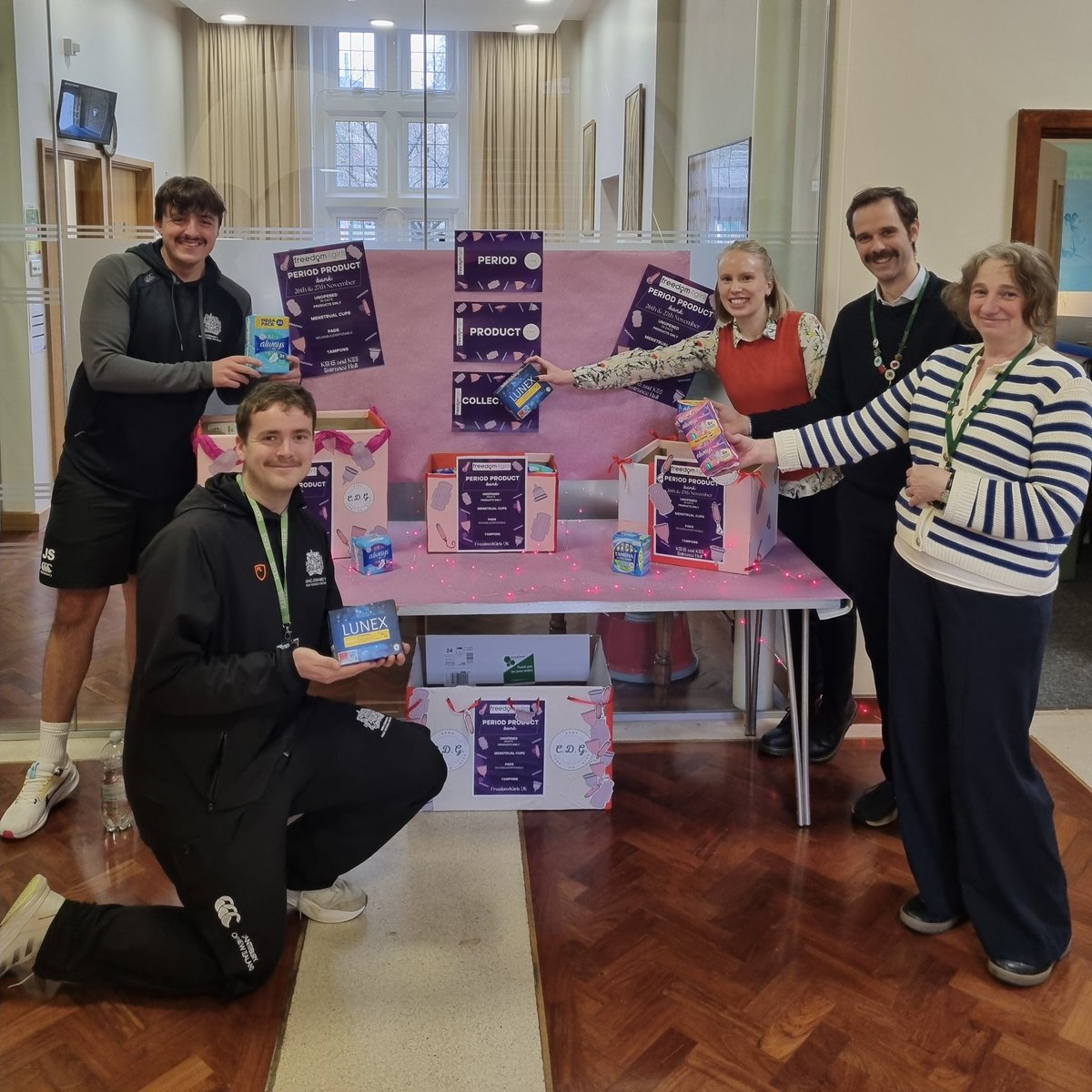 Last week, our Care. Do. Give. team organised a collection of period products for the charity <a href="/freedom_4_girls/">Freedom4Girls</a> 💜

Thank you to everyone who donated products and helped us take steps towards combating the inequalities caused by period poverty 🤝