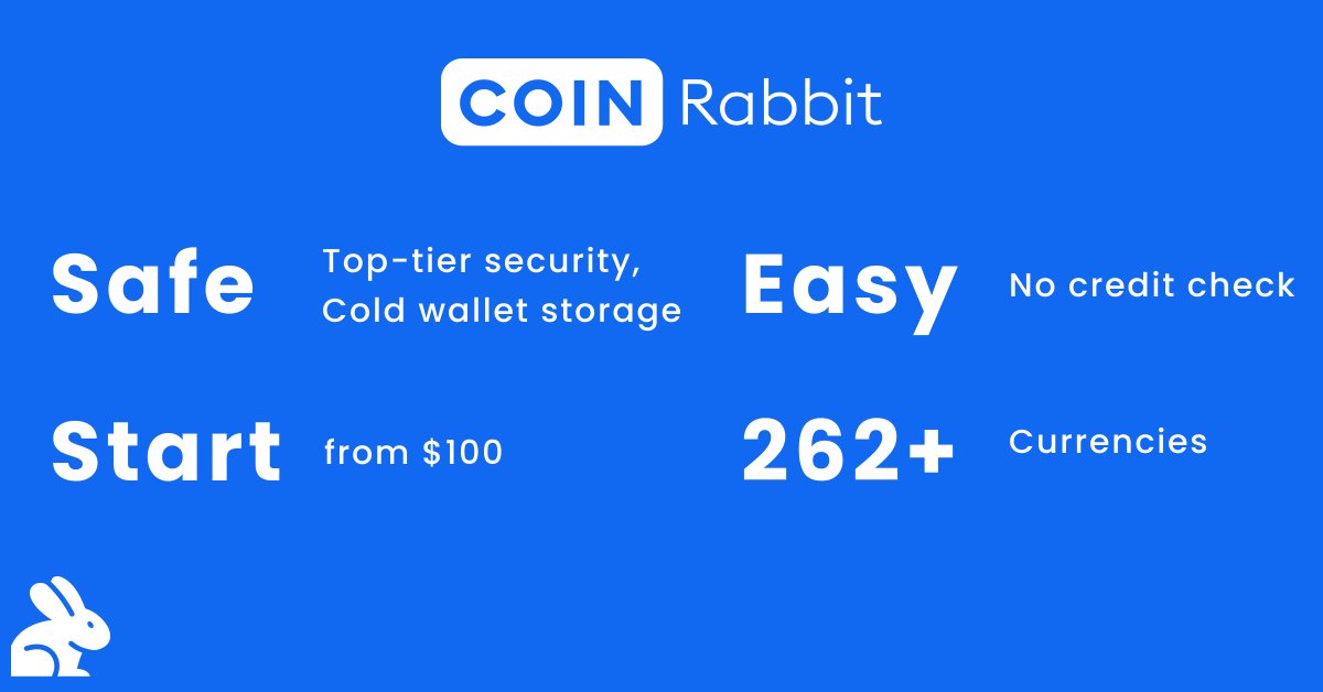 Welcome to CoinRabbit! 🚀   

We offer instant crypto loans with no KYC, using over 250+ cryptocurrencies as collateral. Enjoy flexible loan terms and quick liquidity, all without selling your assets.   

Simple, fast, and secure. Start now - tw.coinrabbit.io/cash