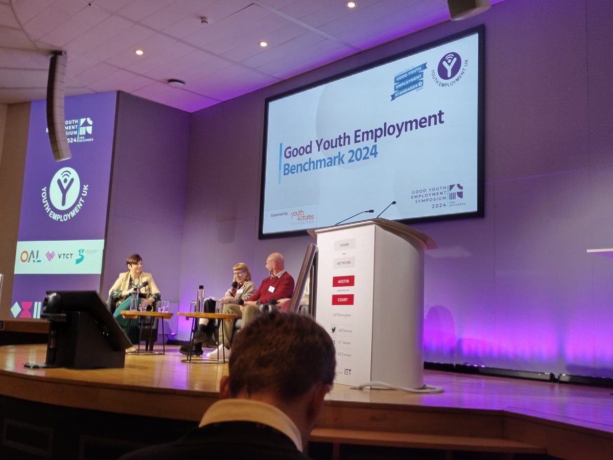 Attending the Good Youth Employment Symposium 2024. Finding and exploring opportunities for young people based on young people's insight about their experiences of work, the challenges they face and the support they feel they need #GYESymposium24