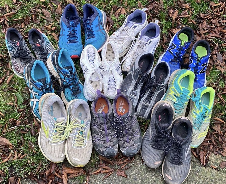RunBreckland's tweet photo. Our Breckland Forest 10K runners donated 11 pairs of trainers for JogOn to reuse/recycle, even though we’d forgotten to remind everyone! Will we collect even more at Sunday’s Santa Run in our grey JogOn bin?
#reuse #recycle #jogon #reducelandfill
@TheBrecksLP @ThetfordCouncil https://t.co/oHThX5FuuB