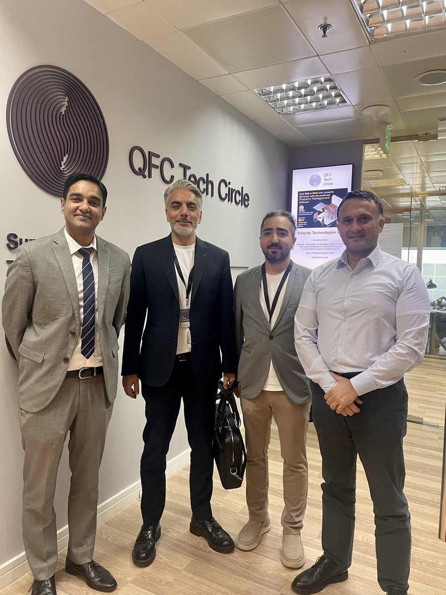 We had a very productive meeting with Head of Fintech &amp; Digital Innovation at Qatar Aditya Kumar Sinha.

Future of Fintech &amp; Digital Banking in Qatar 🇶🇦

✨ I had an insightful experience diving into the Fintech and Digital &amp; Investment banking ecosystem alongside industry