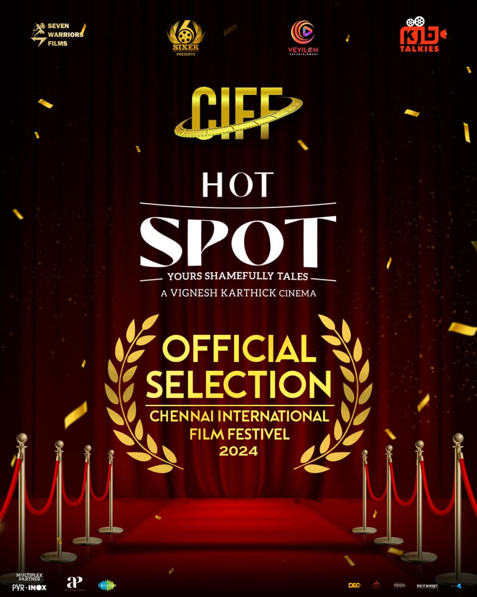 தமிழ் வீதி (@tamilveedhi) on Twitter photo Who’s trending? #Hotspot is! 😉❤🔥 Chennai International Film Festival, #chennaifilmfestival here we come!
<a href="/vikikarthick88/">vignesh karthick</a> <a href="/KJB_Talkies/">KJB Talkies</a> @KJB_iambala #Sevenwarrior <a href="/SixerEnt/">Sixer Entertainment</a>
<a href="/dinesh_WM/">Dinesh Kannan</a> <a href="/Dhananjayang/">G Dhananjeyan</a> @veyilonent @kalaiActor @iamSandy_off <a href="/Gourayy/">Gouri G Kishan</a> <a href="/Ammu_Abhirami/">AmmuAbhirami</a> <a href="/jananihere/">Janani</a> Who’s trending? #Hotspot is! 😉❤🔥 Chennai International Film Festival, #chennaifilmfestival here we come!
<a href="/vikikarthick88/">vignesh karthick</a> <a href="/KJB_Talkies/">KJB Talkies</a> @KJB_iambala #Sevenwarrior <a href="/SixerEnt/">Sixer Entertainment</a>
<a href="/dinesh_WM/">Dinesh Kannan</a> <a href="/Dhananjayang/">G Dhananjeyan</a> @veyilonent @kalaiActor @iamSandy_off <a href="/Gourayy/">Gouri G Kishan</a> <a href="/Ammu_Abhirami/">AmmuAbhirami</a> <a href="/jananihere/">Janani</a>