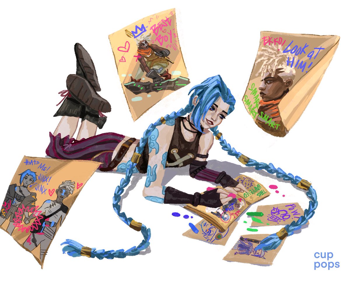 I hope she lived so we get to see the simp that she is

#Arcane #ArcaneSeason2 #TimeBomb #Jinx #Ekko