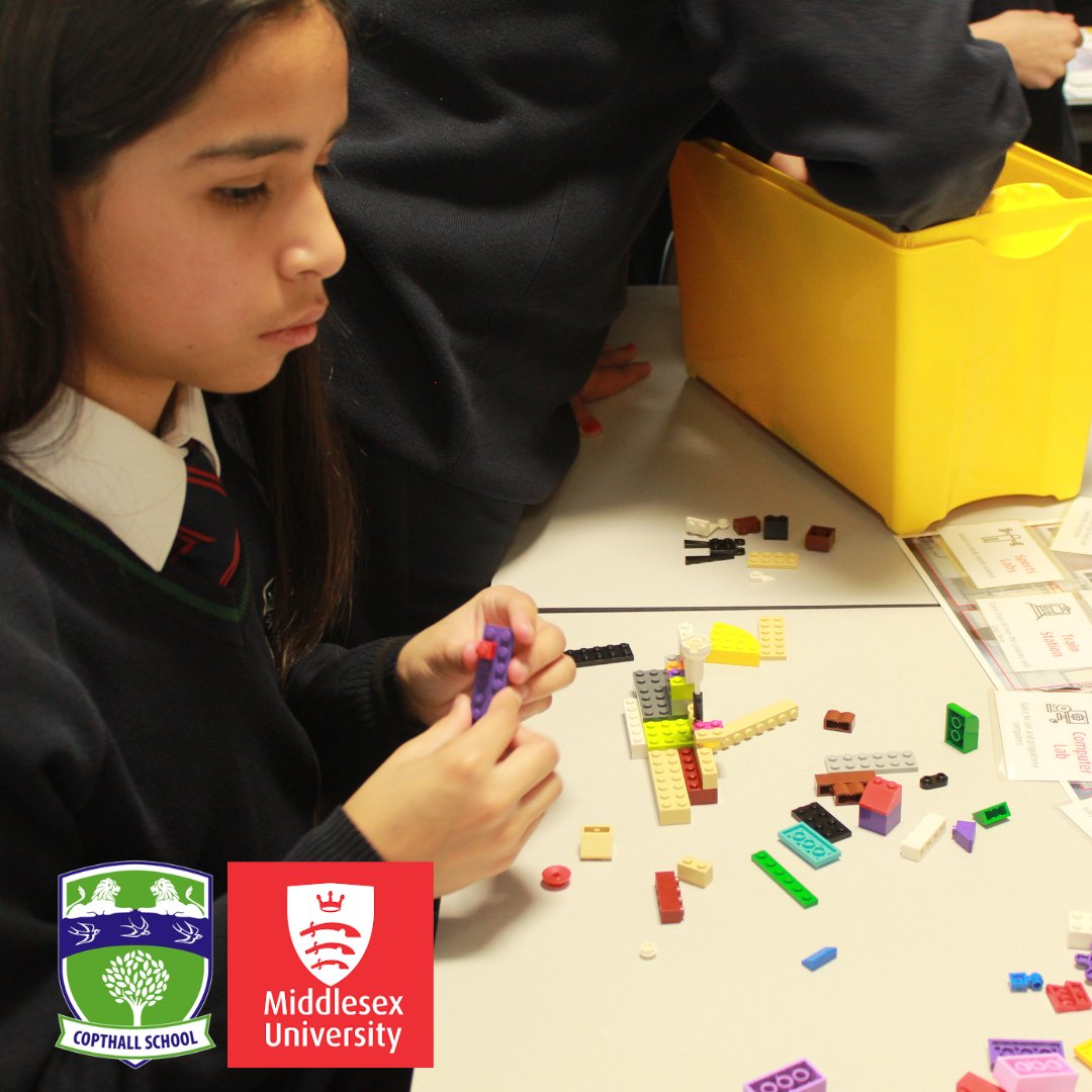 Copthall_School's tweet photo. Thank you to our guests from @MiddlesexUni who delivered a lego build workshop to Year 7 to support their understanding of university.
See more https://t.co/95Buq1XIOY
#middlesexuniversity #CopthallSchool #barnet #Lego #legobuild #legobricksandpieces https://t.co/C5PToYwU0b
