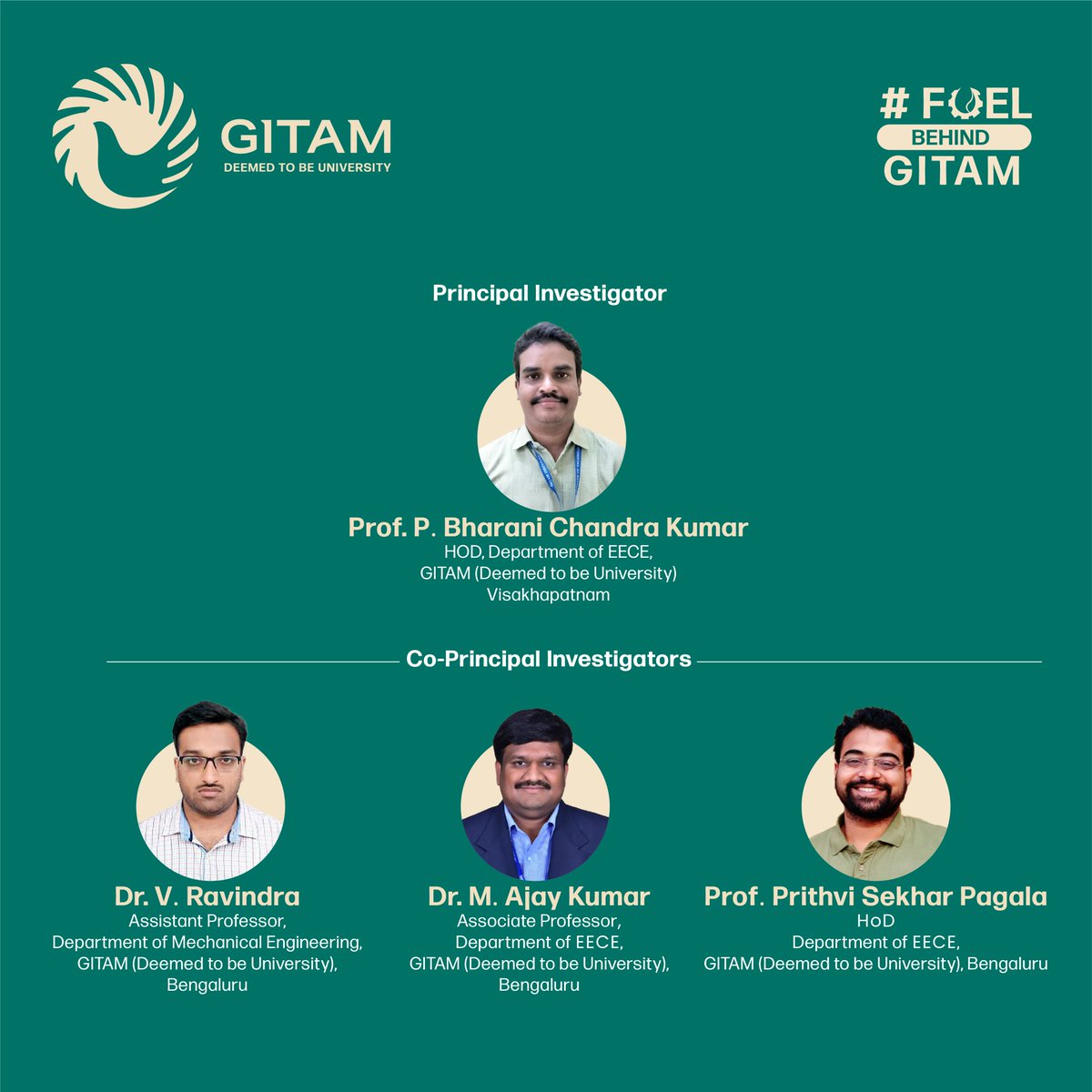 GITAM Deemed University (@gitamuniversity) on Twitter photo GITAM researchers are developing an AI-powered underwater vehicle prototype for #marineecosystem conservation. Funded by <a href="/iittniftih/">IIT Tirupati Navavishkar I-Hub Foundation</a>, it uses advanced sensors to track #marinelife. Collaboration with <a href="/isro/">ISRO</a>, <a href="/DRDO_India/">DRDO</a>, & <a href="/IndiaDST/">DSTIndia</a> ensures practical solutions. #TechForGood GITAM researchers are developing an AI-powered underwater vehicle prototype for #marineecosystem conservation. Funded by <a href="/iittniftih/">IIT Tirupati Navavishkar I-Hub Foundation</a>, it uses advanced sensors to track #marinelife. Collaboration with <a href="/isro/">ISRO</a>, <a href="/DRDO_India/">DRDO</a>, & <a href="/IndiaDST/">DSTIndia</a> ensures practical solutions. #TechForGood