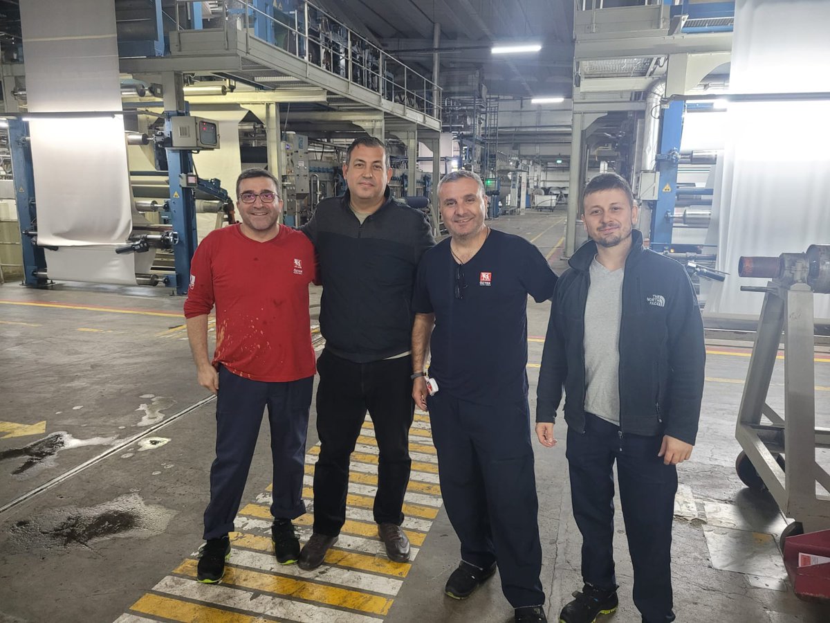 TeksifSen's tweet photo. Sendikam��z Edirne Şube Başkanı Ramadan Tarık DİREK, 2-3 Aralık 2024 tarihlerinde şubemizin hitap ettiği Zorluteks Tekstil Tic. ve San. A.Ş. ve Öztek Tekstil Terbiye Tesisleri San. ve Tic. A.Ş. iş yerlerinde çalışan üyelerimizi çalışma alanlarında ziyaret etti.
#Öztek #Zorluteks https://t.co/ab76LNRm24