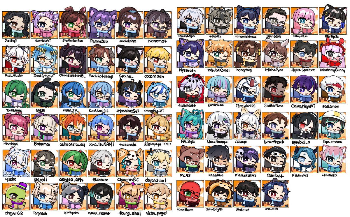 Thank you sooo much for the raid supports in November! 
∠( ᐛ 」∠)＿