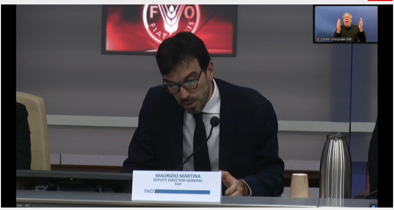 FAO Social & Economic Development (@faosocioecon) on Twitter photo Persons w/ disabilities face considerable constraints, especially in accessing decent employment opportunities.They are overrepresented among the poor & food insecure, & are more vulnerable to shocks, including climate change
<a href="/maumartina/">Maurizio Martina</a> providing opening remarks #CL176 event Persons w/ disabilities face considerable constraints, especially in accessing decent employment opportunities.They are overrepresented among the poor & food insecure, & are more vulnerable to shocks, including climate change
<a href="/maumartina/">Maurizio Martina</a> providing opening remarks #CL176 event