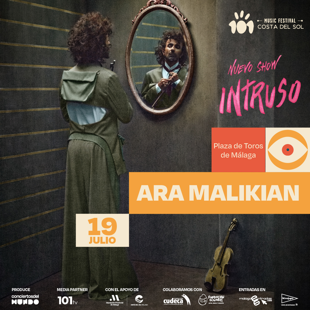 101 MUSIC FESTIVAL (@101musicfest) on Twitter photo .<a href="/AraMalikian/">Ara Malikian</a> , el virtuoso violinista de origen libanés y ascendencia armenia, presenta su nueva gira ‘Intruso’, en la Plaza de Toros de Málaga el próximo 19 de julio de 2025 dentro del 101 Music Festival Costa del Sol✨🎻
Entradas YA a la venta en malagaentradas.com🎟️ .<a href="/AraMalikian/">Ara Malikian</a> , el virtuoso violinista de origen libanés y ascendencia armenia, presenta su nueva gira ‘Intruso’, en la Plaza de Toros de Málaga el próximo 19 de julio de 2025 dentro del 101 Music Festival Costa del Sol✨🎻
Entradas YA a la venta en malagaentradas.com🎟️