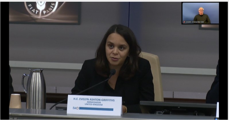 FAO Social & Economic Development (@faosocioecon) on Twitter photo #HappeningNow International Day of Persons with Disabilities: Ensuring nobody is left behind in agrifood systems
Ambassador Ashton-Griffith of the United Kingdom 🇬🇧 speaking at the #CL176 event. The 🇬🇧 supports working to embed disability inclusion across activities <a href="/FAO/">Food and Agriculture Organization</a> #HappeningNow International Day of Persons with Disabilities: Ensuring nobody is left behind in agrifood systems
Ambassador Ashton-Griffith of the United Kingdom 🇬🇧 speaking at the #CL176 event. The 🇬🇧 supports working to embed disability inclusion across activities <a href="/FAO/">Food and Agriculture Organization</a>