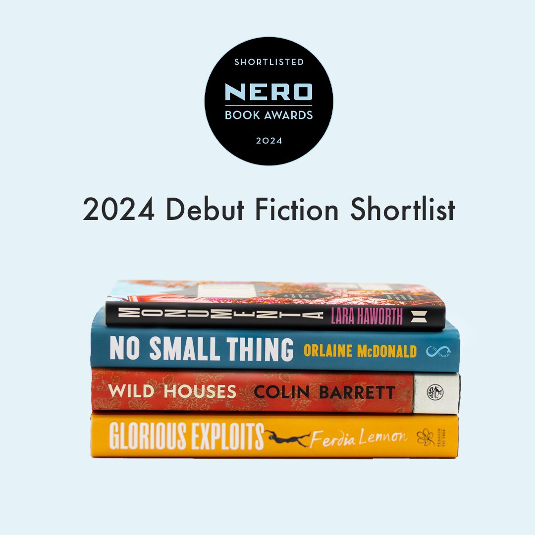 (3) DEBUT FICTION 
💙Wild Houses by <a href="/ColinBarrett82/">Colin Barrett</a>
💙Monumenta by <a href="/lara_haworth/">Lara Haworth</a>
💙Glorious Exploits by Ferdia Lennon  
💙No Small Thing by <a href="/orlainedee/">Orlaine McDonald</a>