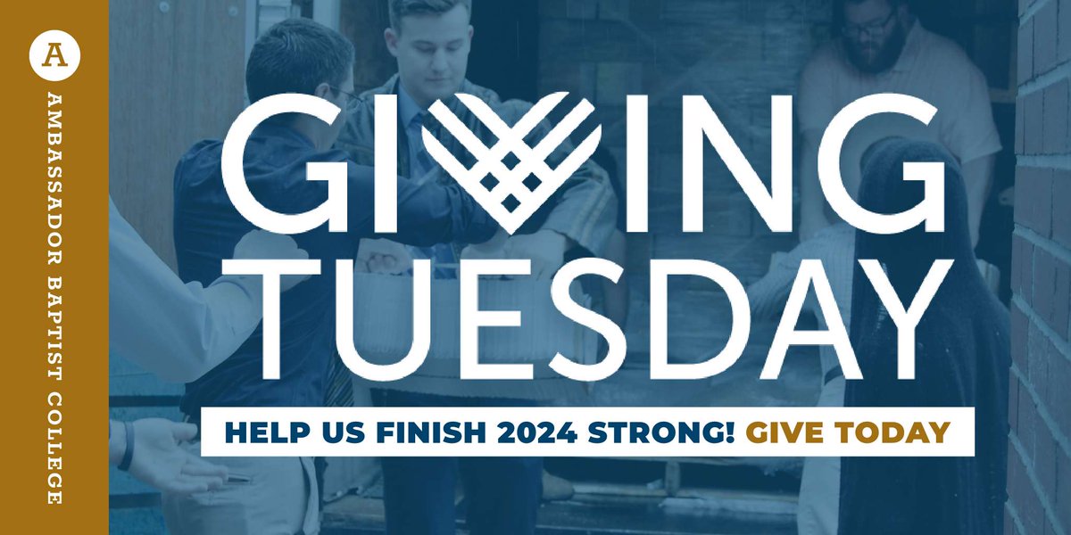 Invest in the next generation of preachers and Christian workers at ambassadors.edu/end-of-year-ca….