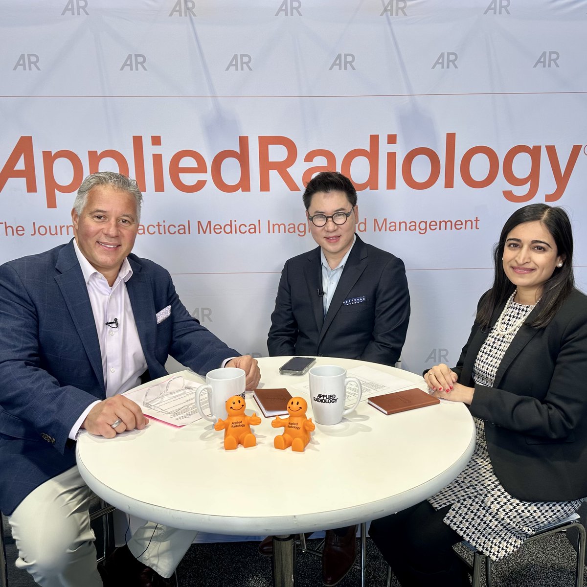 Kieran Anderson sat down this morning with <a href="/woojinrad/">Woojin Kim</a> and <a href="/SoniaGuptaMD/">Sonia Gupta MD</a> of <a href="/Optum/">Optum</a> to discuss advancing #AI technology. More to come! 

#RSNA24