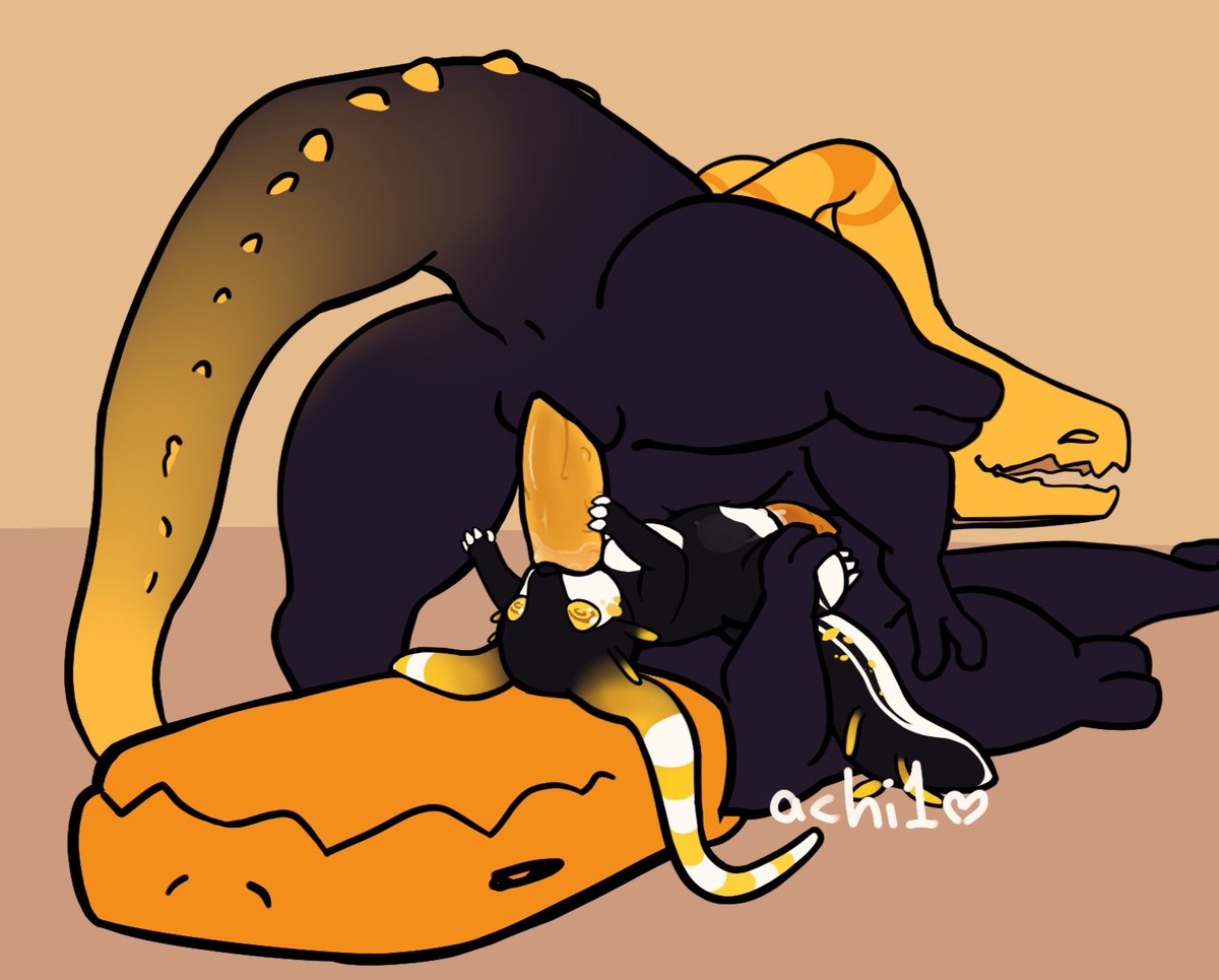 achi1e's tweet photo. lizards c: 

commission for @kojondian ! character by them !! https://t.co/i2m57OqgsE