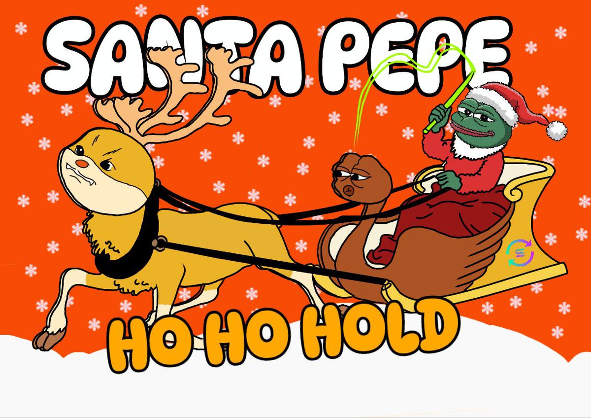 SolSantaPepe's tweet photo. Santa Pepe wants you to stay on his NICE list and HO HO HOLD! https://t.co/iwnxLY4vFO