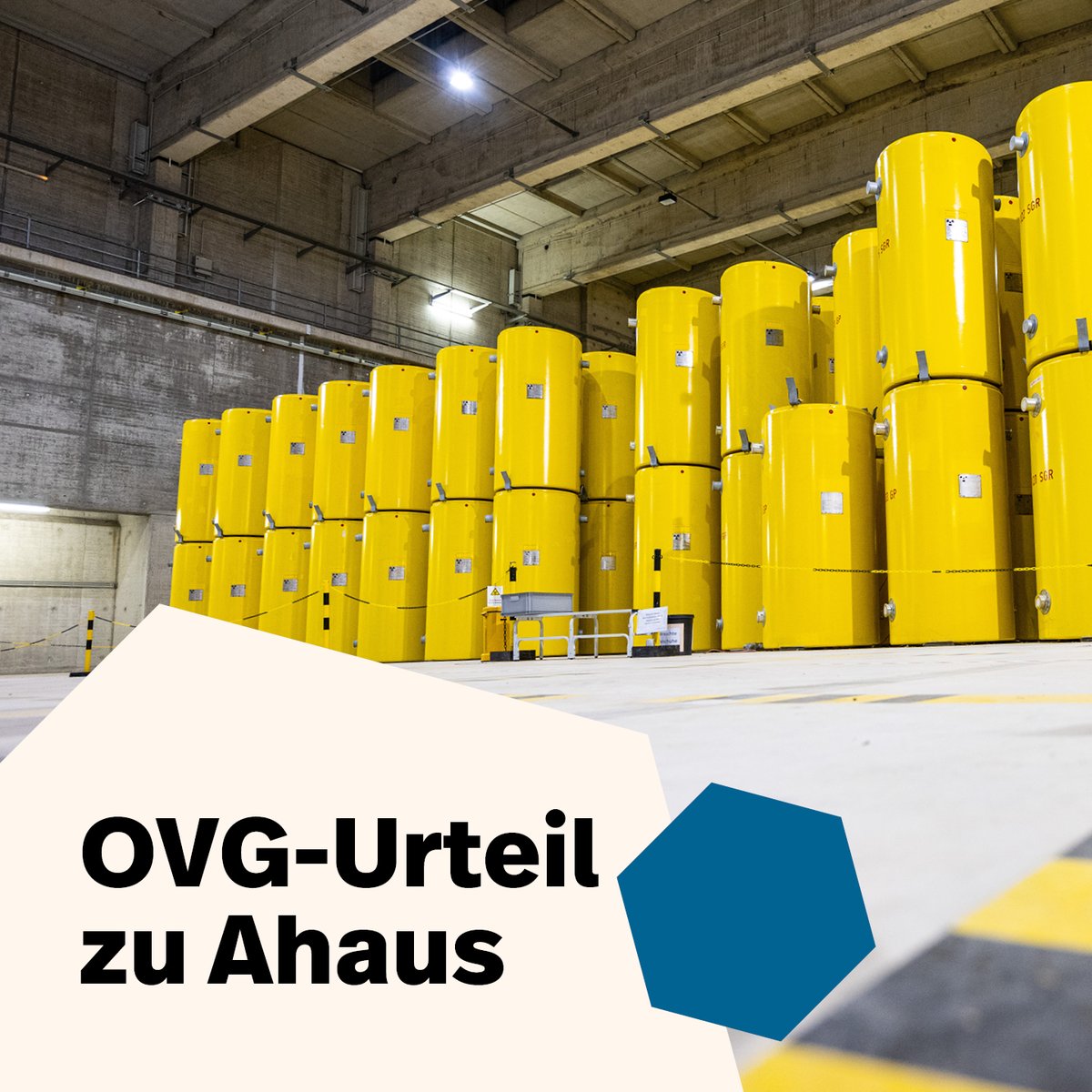 Die Aufbewahrung der Jülicher Brennelemente im Zwischenlager Ahaus ist rechtmäßig. Das hat heute das Oberverwaltungsgericht in Münster entschieden.

Das Gericht wies damit die Klage der Stadt Ahaus und einer Privatperson ab.

base.bund.de/SharedDocs/Pre…