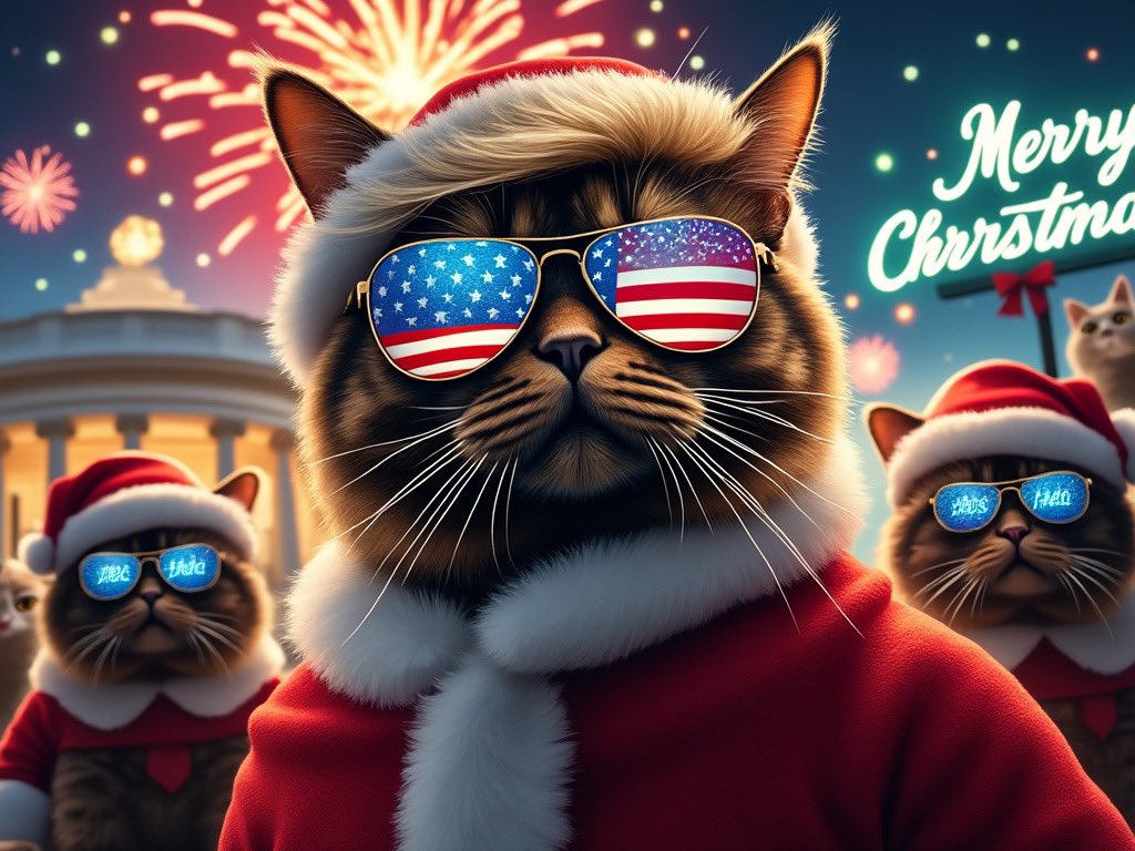 TrumpCatLeader's tweet photo. 🐾 Happy Tuesday, patriots! 🎄✨ It’s Christmas time—let’s spread cheer, drop your handles, follow, and follow back! Together, we’ll make this season purr-fect! 🐱🎅🇺🇸 #CatsForTrump #MAGA #TuesdayTrain #ChristmasTime
@pilldrswife
@StaceytheGhost
@SteamHappy123
@GowellPaul
@Para_Bellum666
@iAnonPatriot
@The_Soft_Kitty_
@M1k3y63
@TrumpDailyPosts
@NoToNaziJoe
@MARINFILM
@bosa1986
@Veronnie69
@AVGirl4Life
@MikeVanMeterSr
@Vergil_Wolff
@DCTrashremover
@BrendaL8324
@1Breslov
@DebbieS0830
@RonnieGatos
@xdeborahx
@GarnachosBarber
@awtberry
@KelvinGreg83356
@MechAG1
@crgrove73