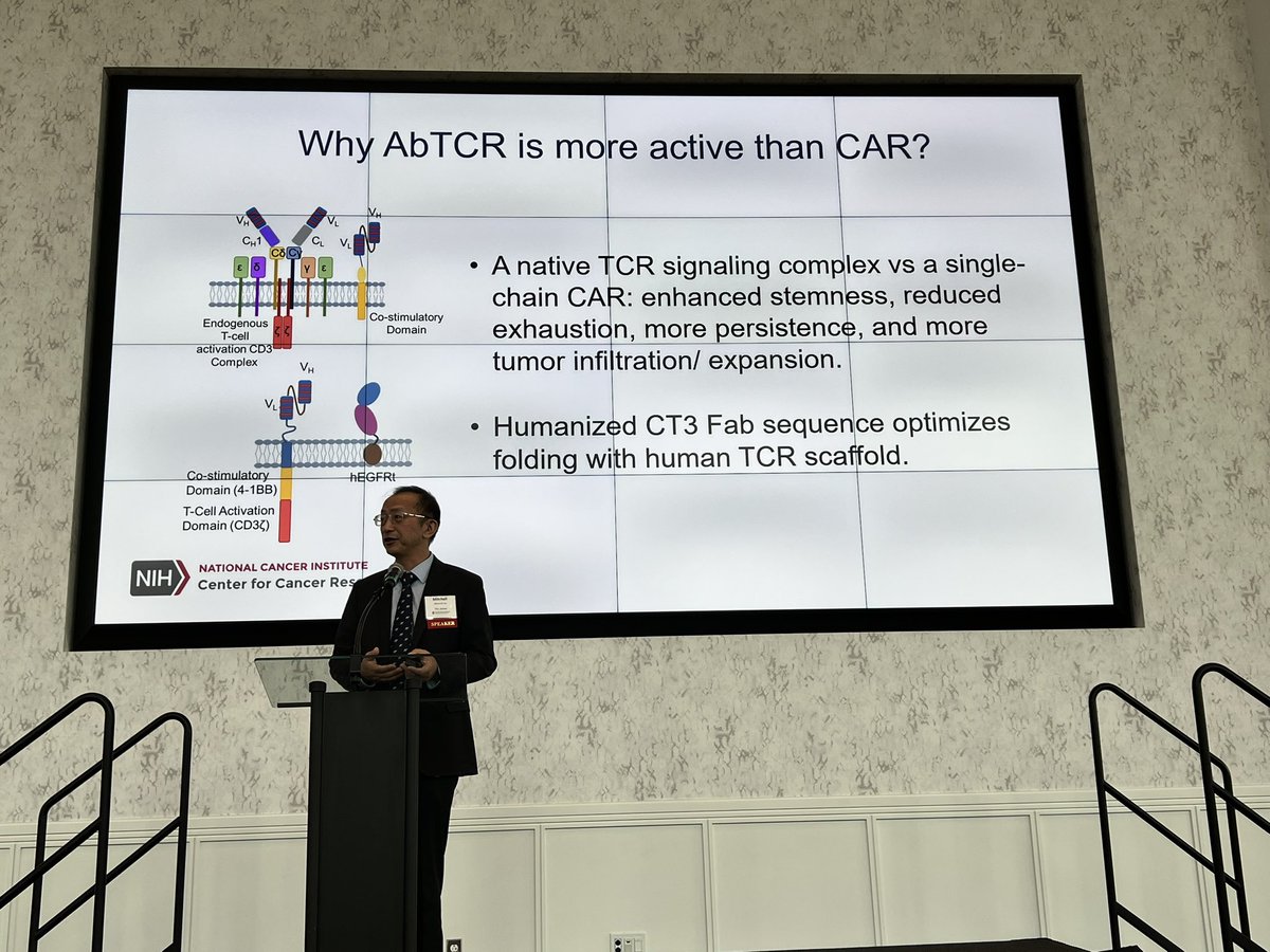Zihai's tweet photo. Great talk from @MitchellHo @NIH on engineering antibodies and T cells to target glypicans in cancer. @OhioStatePIIO @OSUCCC_James https://t.co/mIo2bWRTLH