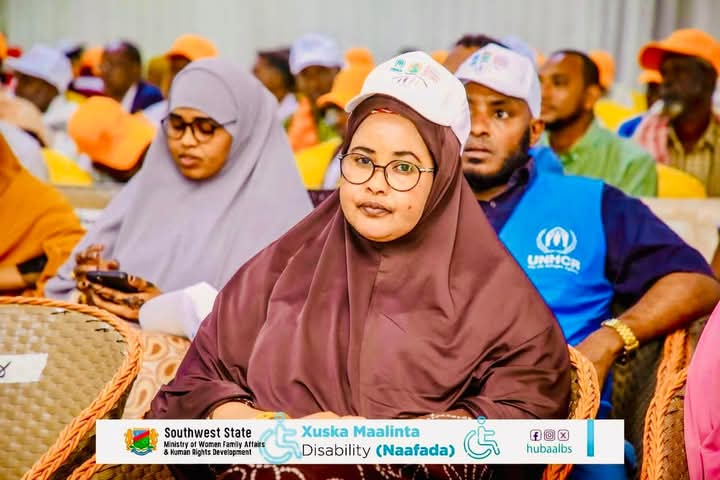 Baywan_network's tweet photo. Today, Ms. Zainab Ali Azam our Executive Director, proudly represented #Baywan at the World International Disability Day hosted by the #ministry of women and family affairs southwest state of somalia
#DisabilityRights #InclusionForAll #WorldDisabilityDay #Advocacy #Baywan https://t.co/Y4AGg655K5