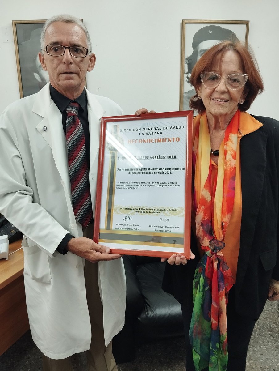 Recibe el Hospital un reconocimiento a nivel provincial por haberse encontrado entre los mejores cinco hospitales reconocido.<a href="/yanethernandez/">YANET HERNANDEZ</a>
<a href="/torres_iribar/">Luis Antonio Torres Iribar</a>
<a href="/gobhabana/">Gobierno La Habana</a>
@minsapcuba
@dpshabana
<a href="/MMarreroCruz/">Manuel Marrero Cruz</a>
<a href="/japortalmiranda/">José Angel Portal Miranda</a>
<a href="/DrRobertoMOjeda/">Dr. Roberto Morales Ojeda</a>
#LaHabanaEsSalud
#LaHabanaDeTodos