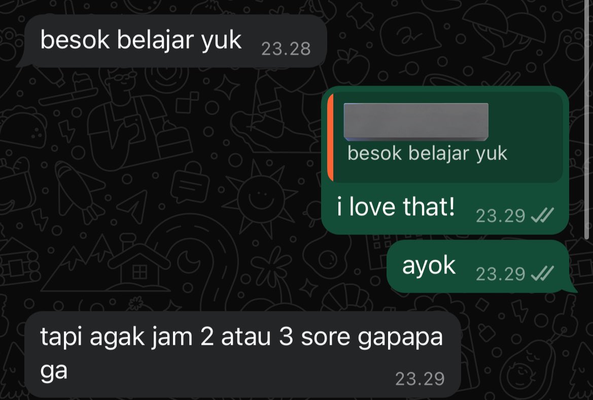 deryandreass's tweet photo. semoga nanti gua punya pacar yg gila belajar juga, supaya 24/7 belajar brg https://t.co/TQ0CewvtdU
