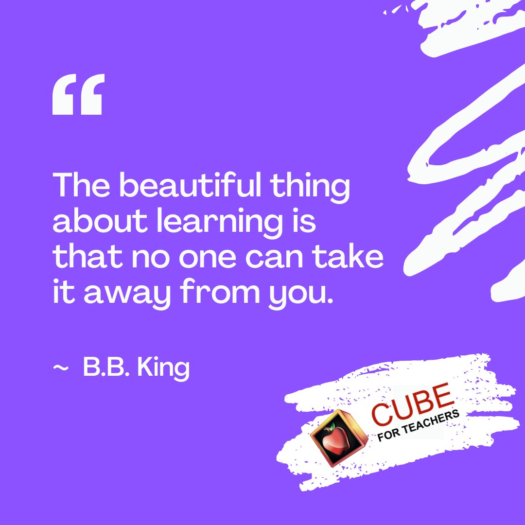 cubeforteachers's tweet image. #InspireEducators #TeachWithPassion #WisdomInTeaching #LearnGrowInspire #EducationMatters #EducationQuotes