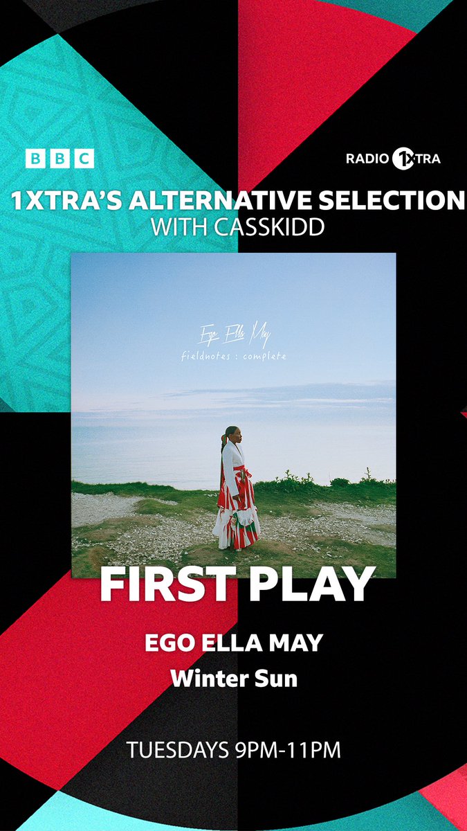 pronounced ‘eh-go’ 🕊️ (@egoellamay) on Twitter photo tune in to <a href="/CassKidd/">CassKidd 🔋💨</a> ‘s show from 9pm for the First Play of ‘Winter Sun’ on <a href="/1Xtra/">BBC Radio 1Xtra</a> ! Thank you Cass for the love 🤗 FIELDNOTES: COMPLETE is out on Dec 6th x tune in to <a href="/CassKidd/">CassKidd 🔋💨</a> ‘s show from 9pm for the First Play of ‘Winter Sun’ on <a href="/1Xtra/">BBC Radio 1Xtra</a> ! Thank you Cass for the love 🤗 FIELDNOTES: COMPLETE is out on Dec 6th x