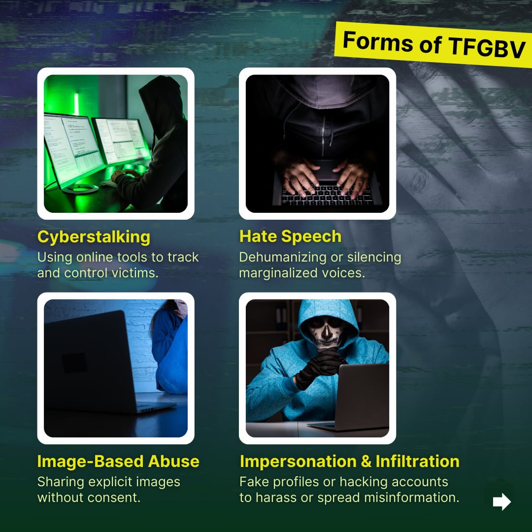 GirlsFirstFin's tweet photo. TFGBV is not just ‘something that happens online’—it’s a direct attack on safety, dignity, and lives. No one deserves to face violence, whether in person or behind a screen. It’s time to hold abusers accountable and demand safer digital spaces for everyone.

#StopViolenceNow #EndGenderBasedViolence #protectherrights #16DaysofActivism