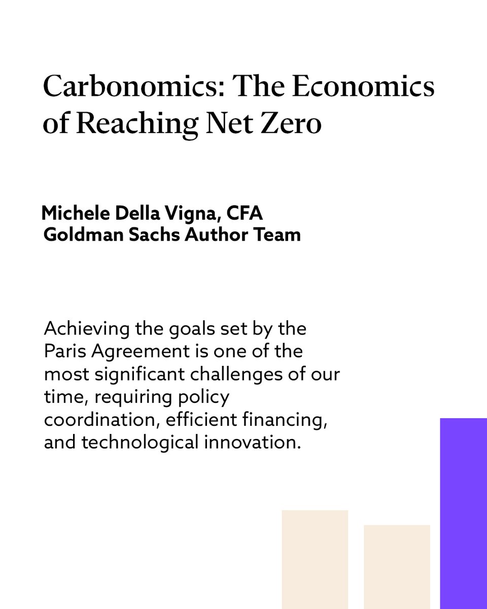 ICYMI: Two more papers from our net zero guide. Patrick Bolton and the Columbia University team weigh in on net-zero portfolios. Michele Della Vigna and Goldman Sachs author team examine the Carbonomics cost curve. Read all 6 papers and authors insights: lnkd.in/emvwrEJw