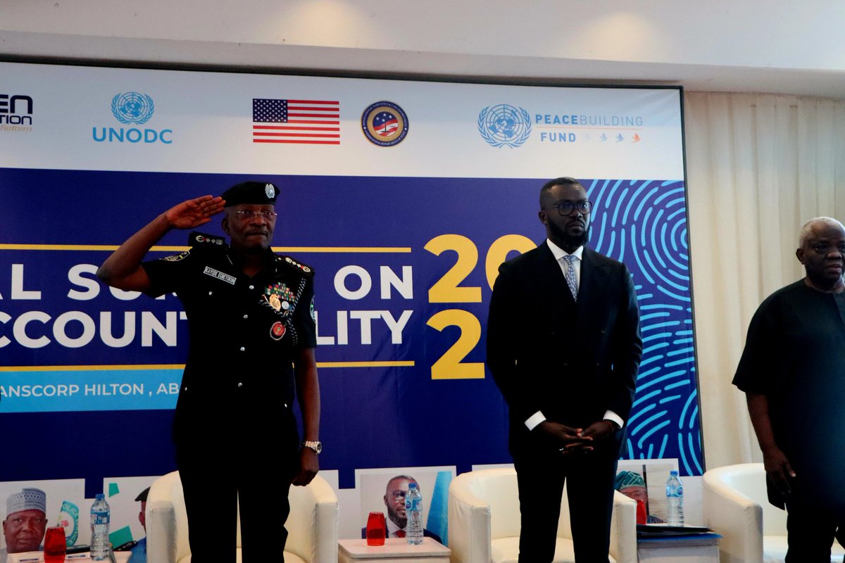 UNODC_Nigeria's tweet photo. "Policing is not just about enforcing the law, but about fostering trust &amp; collective efficacy within our communities. When citizens view the police as fair, effective &amp; trustworthy, they become more inclined to take collective action" @cheikh7735

#PoliceAccountabiltySummit https://t.co/BN5GR5dEzw