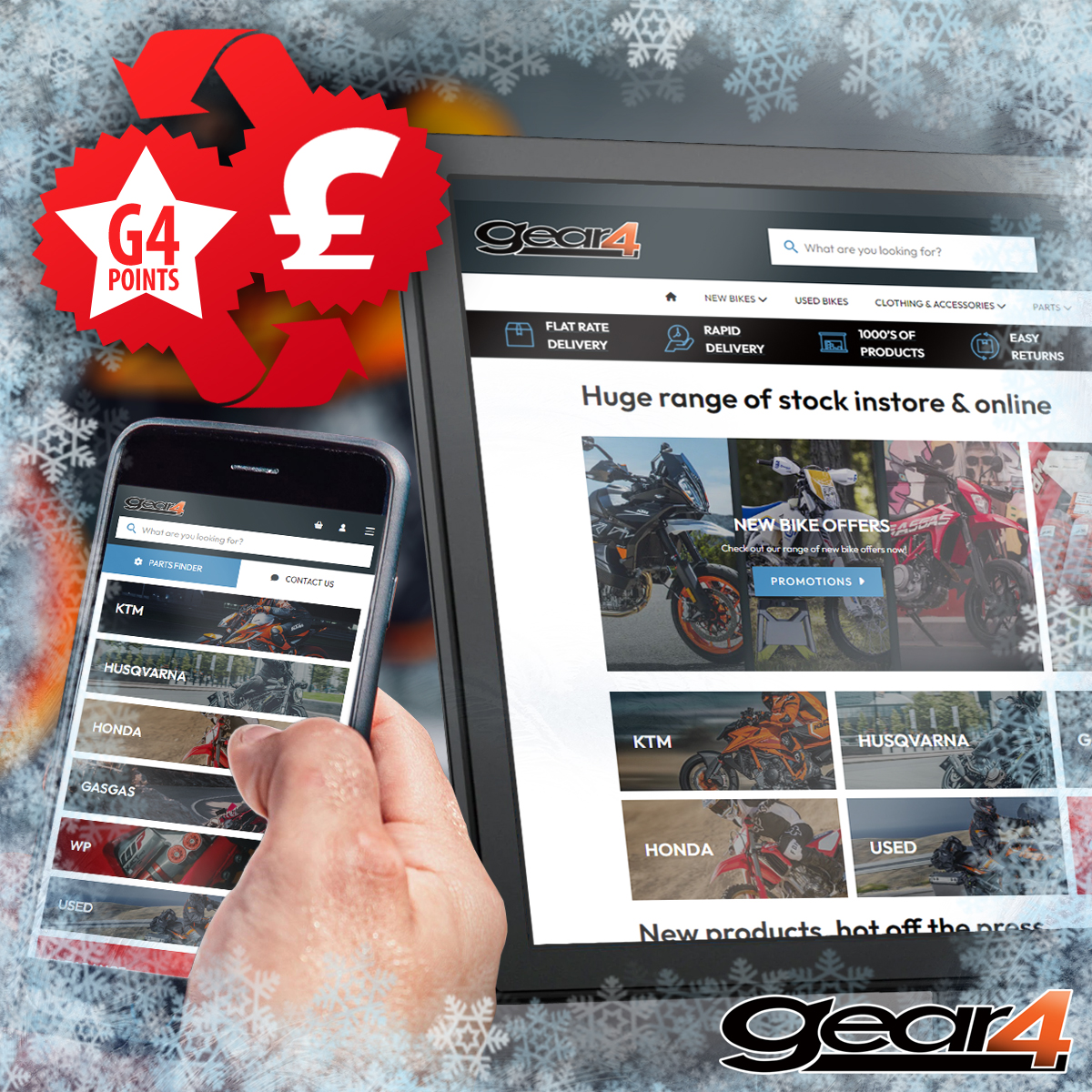 Gear4motorcycle's tweet photo. 🎅We Keep You Riding🎄
🔴Shop with us online for the lowest prices.
🟢Up to 50% OFF Clearance.
🔴Earn G4 points with every purchase.
🟢One of UK's largest stockist.
🔴Enjoy low Flat Rate Delivery to UK Mainland. 
No codes, just great prices &amp; savings on your next order. https://t.co/0qk04KbBAR