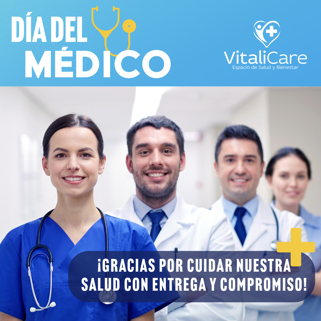 vitalicare_'s tweet photo. Hoy celebramos el Día del Médico 💙✨

En #Vitalicare, agradecemos a los médicos por su dedicación y compromiso en cuidar la salud y salvar vidas. 🩺 ¡Su labor es fundamental y siempre será apreciada! 🌟 https://t.co/g0VloHCVjo