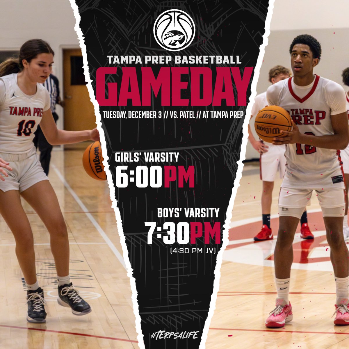 Tampa Prep Athletics (@tprep_athletics) on Twitter photo π // πππ ππππ¬
π | Patel
π | Tampa Prep
π | 4:30 PM - JV
π | 6:00 PM - Varsity Girls
π’ | 7:30 PM - Varsity Boys
ποΈ | bit.ly/3qLdAxD
π» | bit.ly/3qFKPT8
#Terps4Life π’ π // πππ ππππ¬
π | Patel
π | Tampa Prep
π | 4:30 PM - JV
π | 6:00 PM - Varsity Girls
π’ | 7:30 PM - Varsity Boys
ποΈ | bit.ly/3qLdAxD
π» | bit.ly/3qFKPT8
#Terps4Life π’