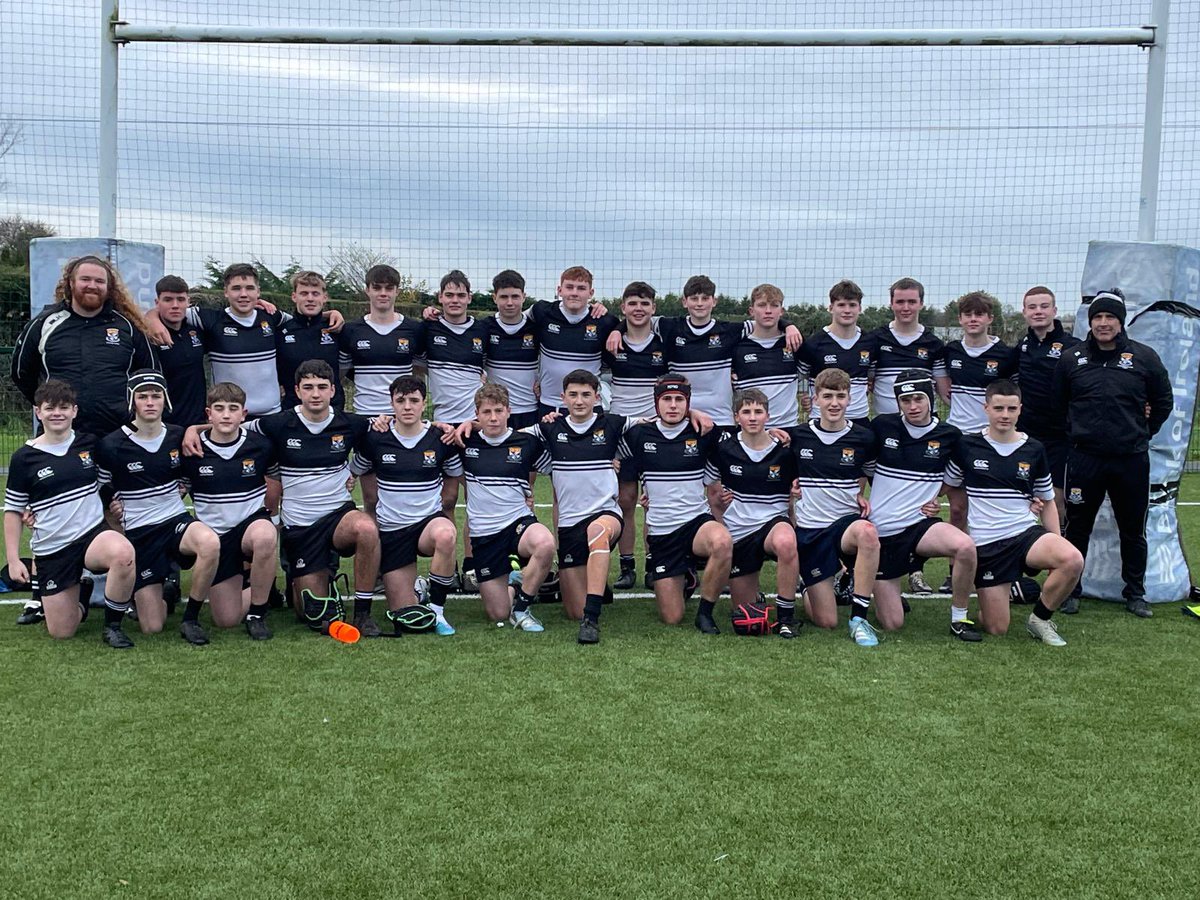 The Junior Rugby squad who beat Kilkenny College today to claim a place in the Leinster Junior League final next week. Final Score Newbridge 24 Kilkenny 13