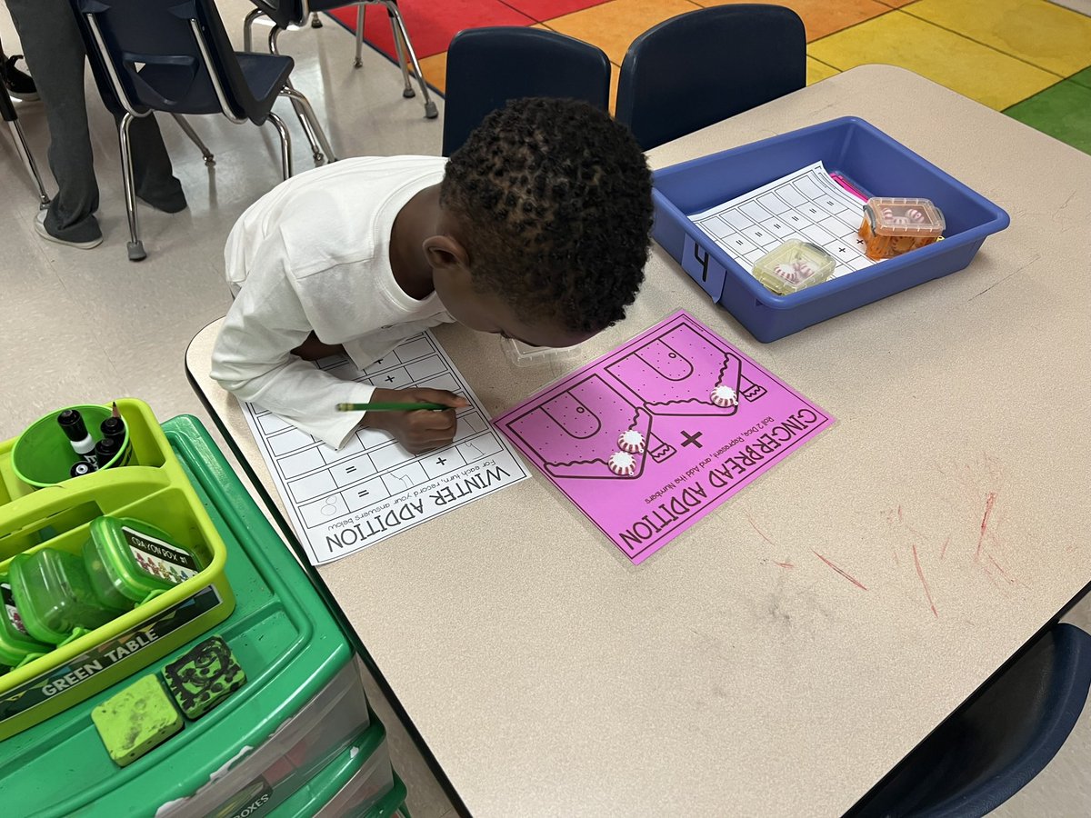 mshodgeinK's tweet photo. My students rocking their math stations yesterday with our new Christmas ones! #PISDmathchat https://t.co/TZ7WpEufVX