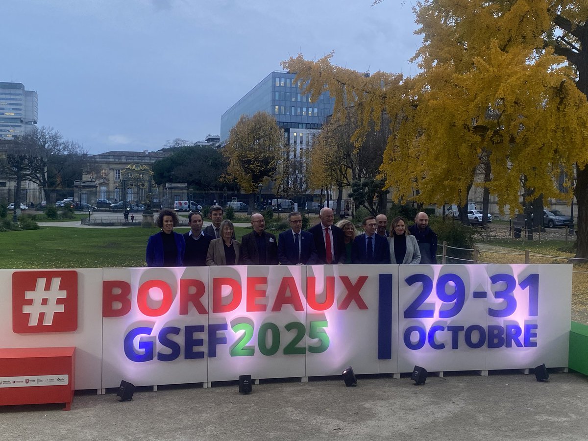 Lancement de l’édition 2025 du GSEF qui aura lieu à Bordeaux du 29 au 31 octobre 2025. Ce forum international, porté pour partie par la Région, permet de montrer que l’ESS est “une économie viable, humaniste, compatible avec les limites planétaires”. 
<a href="/al_rousset/">Alain Rousset</a>