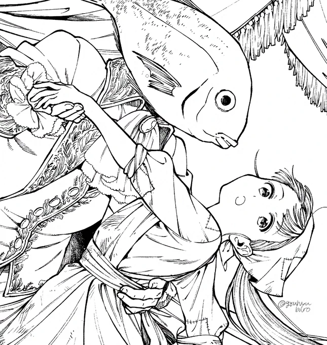 私は私の線画が結構好きだよ 美しいと思う
問題は描いてるものが意味わからんということだが 