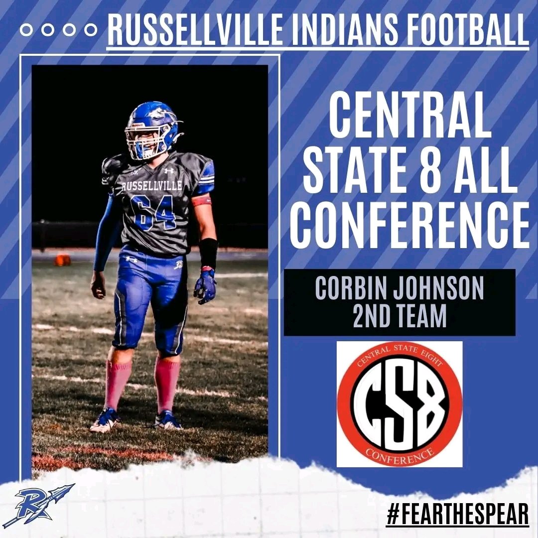 Thankful for being awarded all conference in the first year of the Central State Eight OL/LB