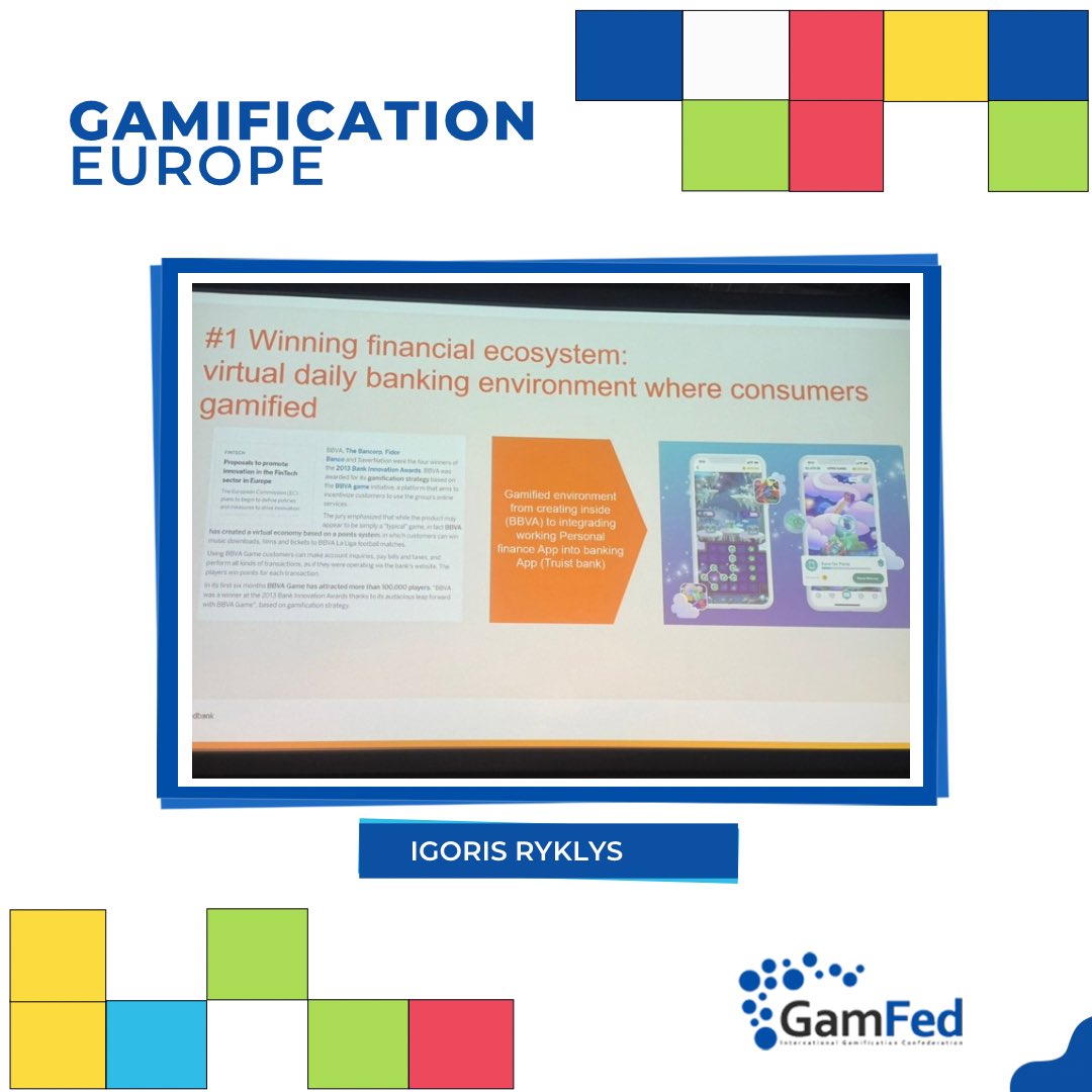 Swedbank'ten Igoris Ryklys Gamification Europe 2024’de dijital bankacılık ve müşteri etkileşiminde yenilikçi stratejileri paylaştığı  "Bankacılıkta Oyunlaştırma: Oynamak ya da Oynamamak" başlıklı sunumuyla ilham verdi. 

#gamificationeurope2024 #gamification #oyunlaştırma
