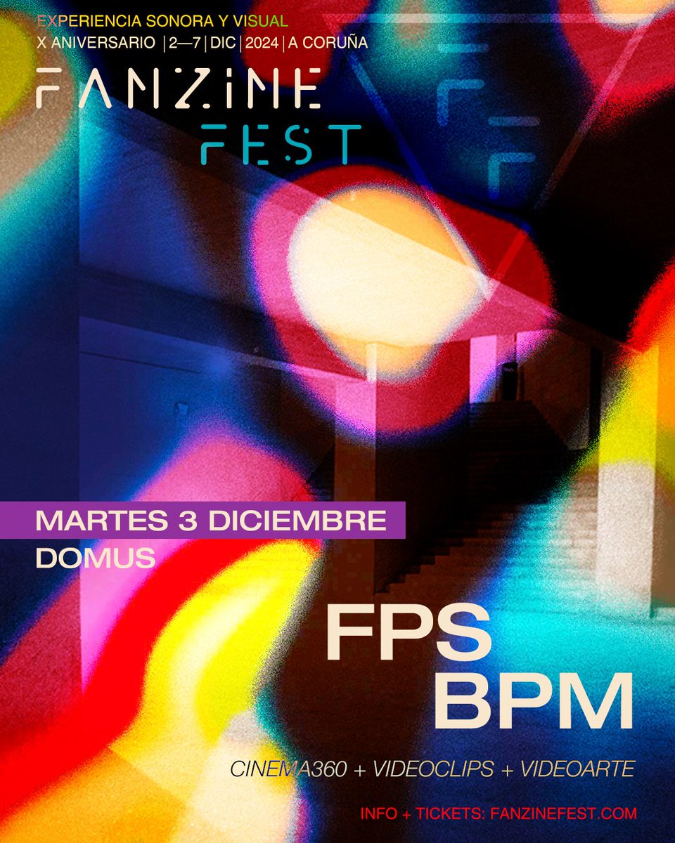 Hoy desde las 20h podremos disfrutar en la Domus de FPS-BPM,nuestra selección anual del mejor audiovisual galego. Comisionada por <a href="/JuanLesta/">Juan Lesta</a> y María Núñez Veiga.Tras las proyecciones tendremos un coloquio con lxs creadorxs.
Entrada libre hasta completar aforo.
#FanzineFest2024