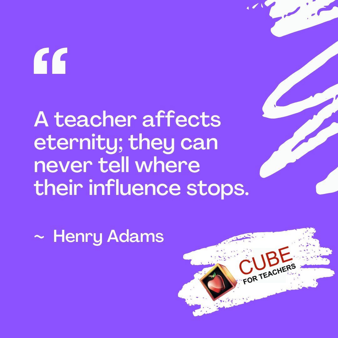 cubeforteachers's tweet image. #InspireEducators #TeachWithPassion #WisdomInTeaching #LearnGrowInspire #EducationMatters #EducationQuotes