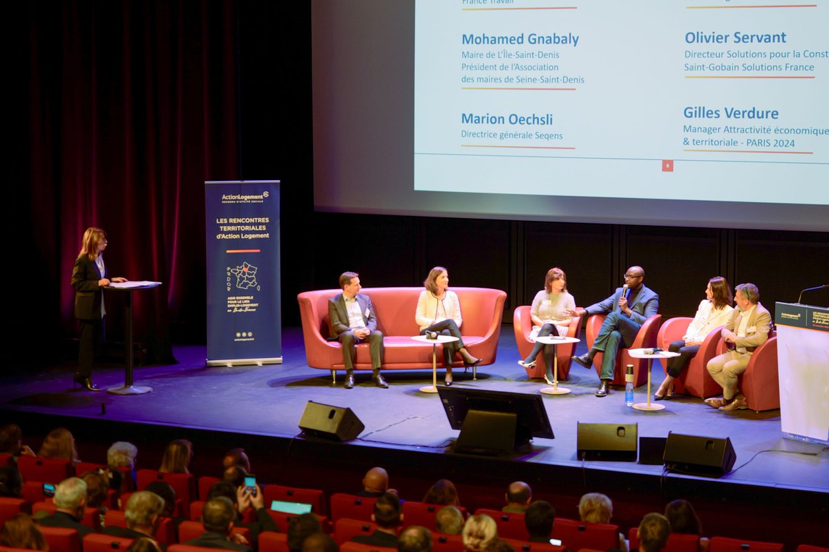 Seqens (@seqensofficiel) on Twitter photo À l’occasion des rencontres territoriales d’<a href="/ActionLogement/">Action Logement</a>, Marion Oechsli, Directrice générale <a href="/SEQENSofficiel/">Seqens</a> a pris la parole à <a href="/laBnF/">La Bibliothèque nationale de France</a> lors d’une table ronde pour répondre à la question sur « l’innovation : un outil du lien emploi-logement ? »
En savoir + 👉 À l’occasion des rencontres territoriales d’<a href="/ActionLogement/">Action Logement</a>, Marion Oechsli, Directrice générale <a href="/SEQENSofficiel/">Seqens</a> a pris la parole à <a href="/laBnF/">La Bibliothèque nationale de France</a> lors d’une table ronde pour répondre à la question sur « l’innovation : un outil du lien emploi-logement ? »
En savoir + 👉