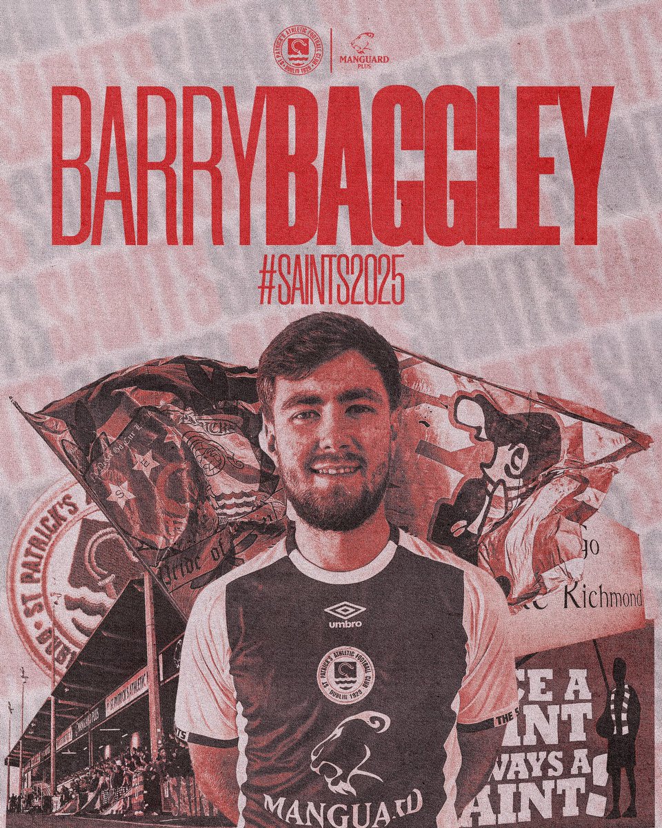 stpatsfc's tweet photo. ✍️  A busy week continues with the addition of Barry Baggley, who joins us from Fleetwood Town, for an undisclosed fee

The Northern Ireland U21 international midfielder has signed a long-term contract

📕 https://t.co/nyzgZxDLSJ

📺 https://t.co/eqqa7K3T7s

#StPatsFC 🔴⚪️ https://t.co/aRAp7UF7sv