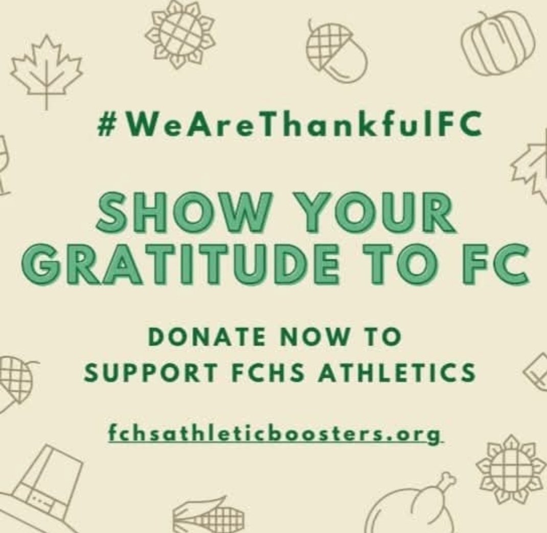 It's Giving Tuesday! Donate at: form.jotform.com/223235974226155  We hope you’ll consider donating to the Falls Church Athletic Boosters. Donate any amount today if you believe in the value that high school sports bring to students and the community. Thanks!