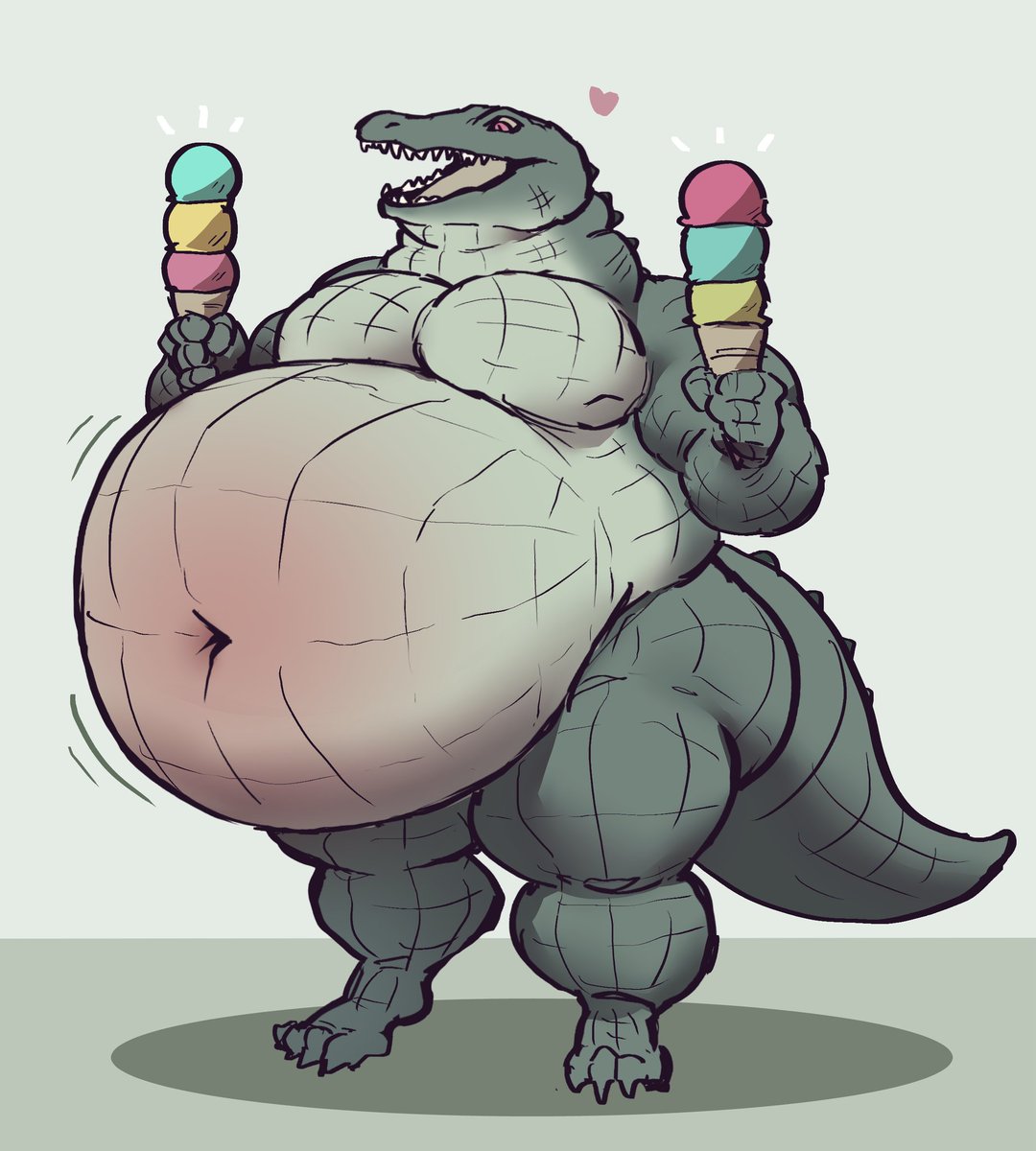 bellyloxxi's tweet photo. 🐊🍦 https://t.co/QfYt2kLR3K