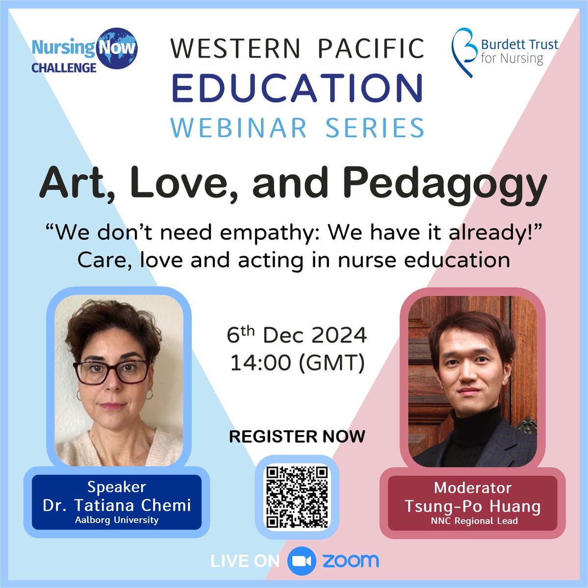 Nursing Now Challenge (@nursingnow2020) on Twitter photo Have you registered your place for this Friday's session?
bit.ly/4hLeVdz
<a href="/ProfessorAisha/">Professor Aisha Holloway FRCN FNMRCSI (Ad Eundem)</a> <a href="/BurdettTrust/">Burdett Trust 💙</a> <a href="/AmyStaleyRN/">Amy Staley</a> <a href="/SanaGulBaloch1/">Sana Gul Baloch RN</a>
#WesternPacific #ChallengersCommittee #ArtLovePedagogy #Nurses #Leadership Have you registered your place for this Friday's session?
bit.ly/4hLeVdz
<a href="/ProfessorAisha/">Professor Aisha Holloway FRCN FNMRCSI (Ad Eundem)</a> <a href="/BurdettTrust/">Burdett Trust 💙</a> <a href="/AmyStaleyRN/">Amy Staley</a> <a href="/SanaGulBaloch1/">Sana Gul Baloch RN</a>
#WesternPacific #ChallengersCommittee #ArtLovePedagogy #Nurses #Leadership