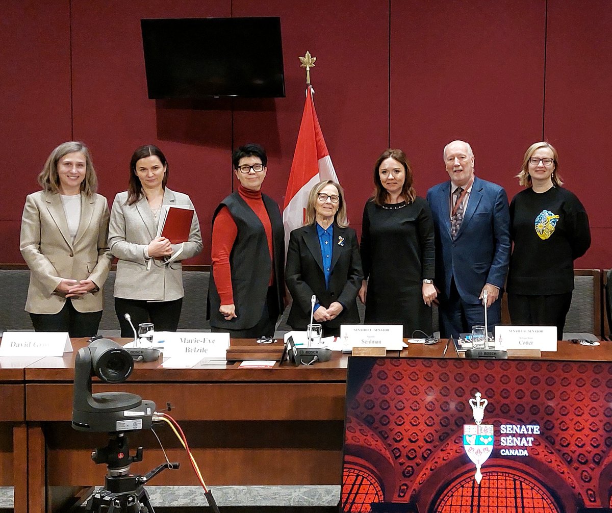 🇺🇦🇨🇦Ukrainian-Canadian interparliamentary dialogue was a key objective of the Ottawa visit. Met with the House of Commons Standing Committees on the Status of Women, and on Procedure and House Affairs, the Senate Standing Committee on Ethics and Conflict of Interest for Senators.